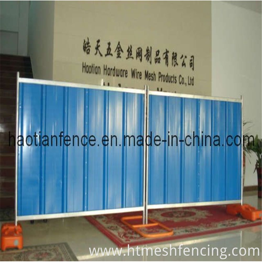 Temporary Corrugate Coloband Panel Fence Construction Hoarding Panels Steelwall High Quality